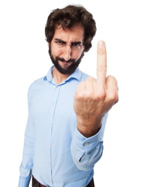 kızgın genç adam katılmıyorum kavramı