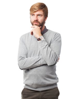 konsantre işadamı düşünme