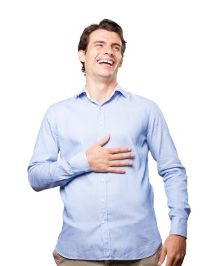 mutlu işadamı gülüyor