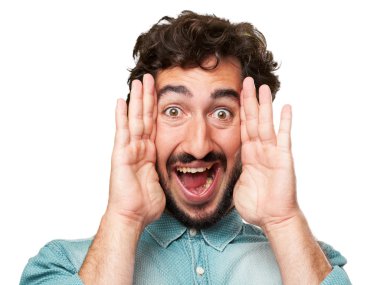 çığlık çılgın genç adam