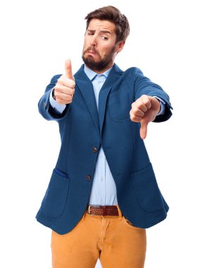 karışık işadamı şüphe