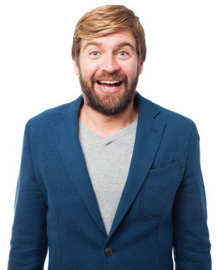 mutlu işadamı gülüyor