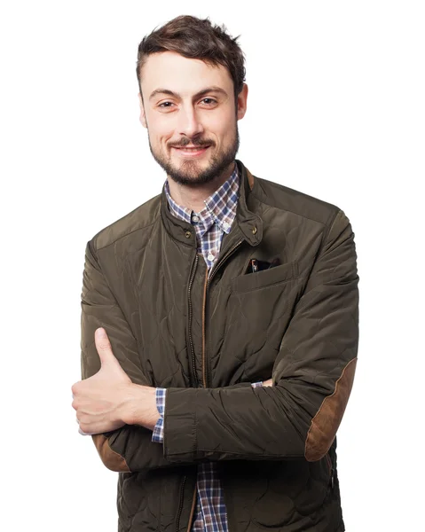 Feliz joven sonriendo — Foto de Stock