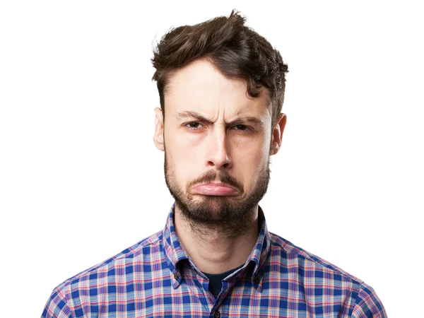 Worried young man thinking — Stock Photo, Image