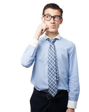 mutlu işadamı düşünme