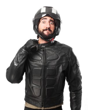 karışık endişe motorcu