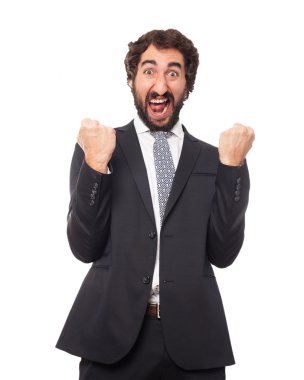 bağıran kızgın işadamı