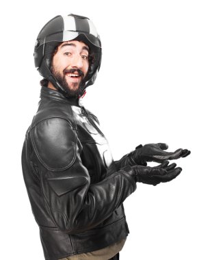 gurur motorcu gösterilen