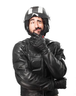 mutlu motorcu düşünme