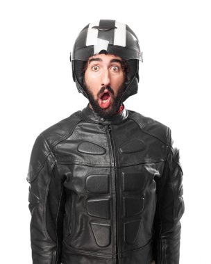 mutlu motorcu şaşırttı