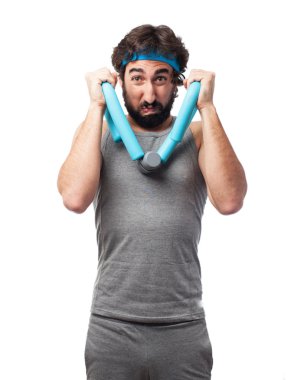 poz mutlu spor adamı