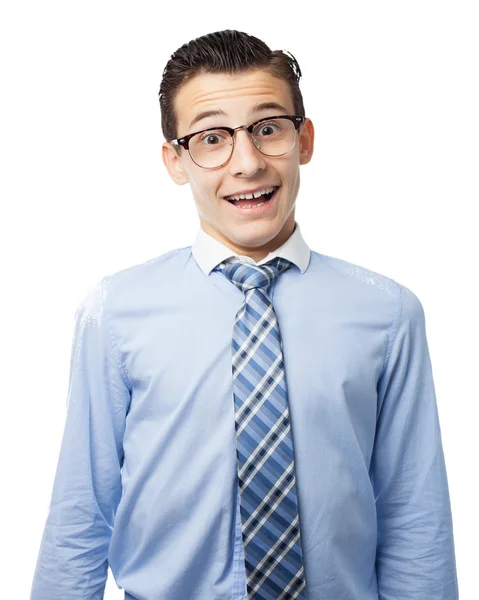 Happy businessman laughing — Stock Photo, Image