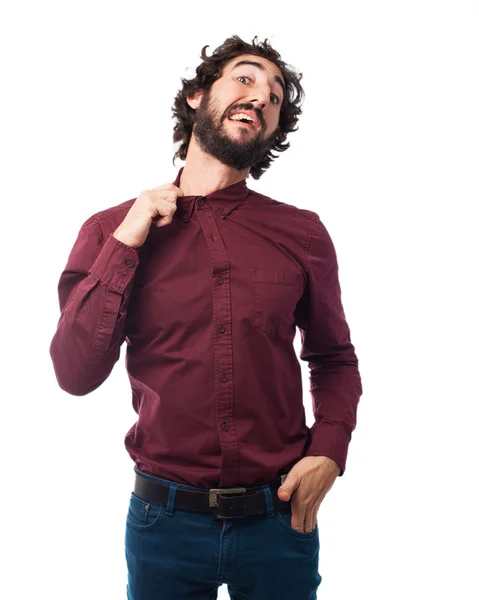 Worried young man stressed — Stock Photo, Image