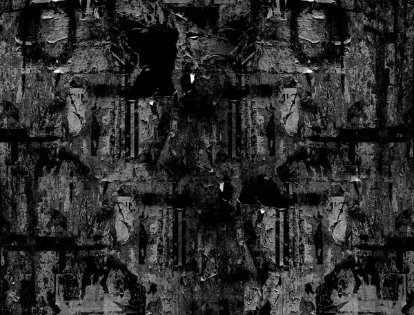 Affiches grunge noir déchiré — Photo
