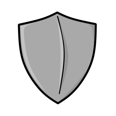 güçlü demir kalkan vektör logosu tasarımı