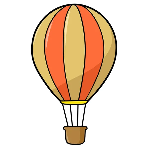 Bunte Heißluftballon Vektor Illustration Design — Stockvektor