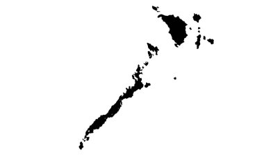 Beyaz arkaplanda MIMARAPA haritası siyah siluet