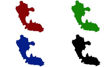 Beyaz arkaplanda RISALDA harita silueti