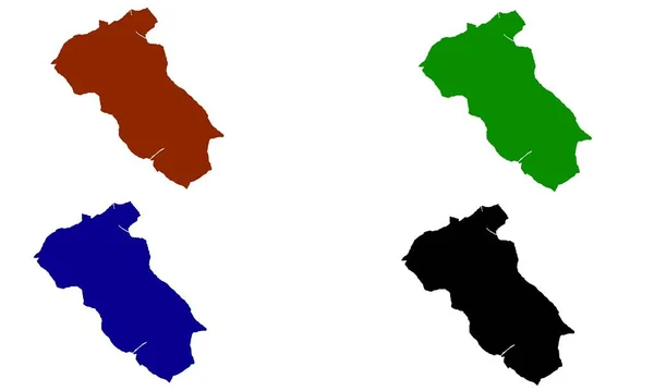 Richterswil Mapa Miasta Sylwetka Szwajcarski — Wektor stockowy