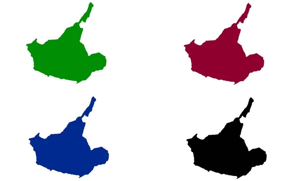 Mapa Sylwetki Miasta Vevey Szwajcarii — Wektor stockowy