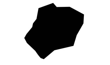 Mali 'deki Banamba şehrinin siluet haritası