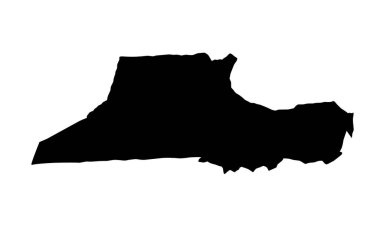 Mısır 'da Minya Şehir Haritası silueti