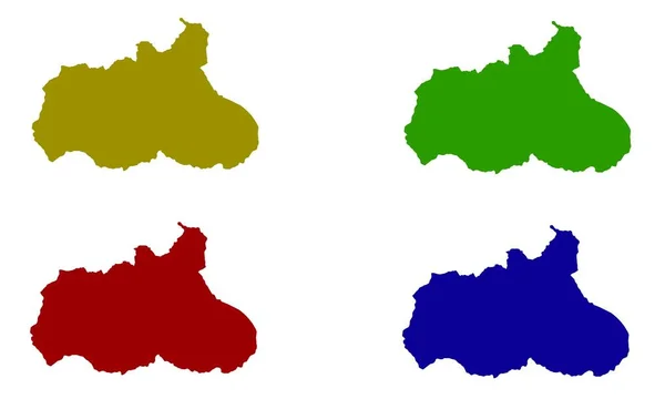 Silhueta Mapa Tungurahua Província Equador —  Vetores de Stock