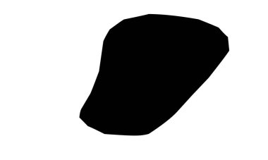 Pakistan 'daki Dera Ghazi Khan şehrinin siluet haritası.