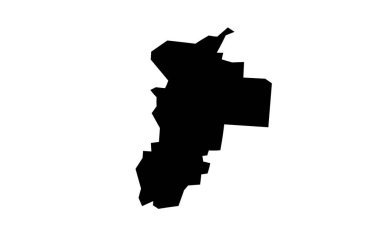 Malezya 'daki Putrajaya şehrinin siluet haritası