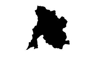 Kenya 'daki Mumias şehrinin siluet haritası