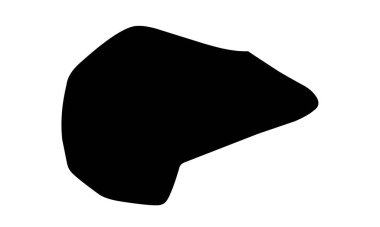 Afganistan 'daki Mezari Şerif şehrinin siluet haritası.