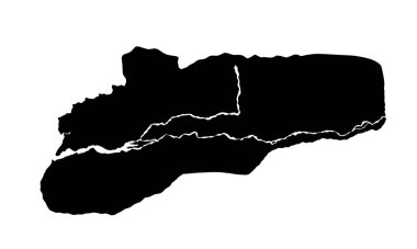  Moğolistan 'daki şehir siluetinin haritası