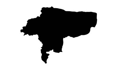 İran 'daki İsfahan şehrinin siluet haritası