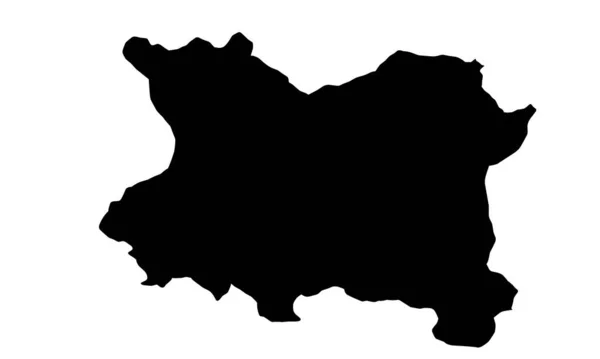 Mapa Provincia Manisa Silueta Turquía — Vector de stock