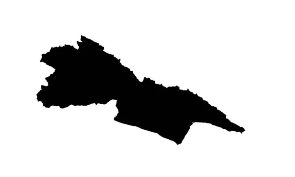 Makueni County Map Silhouette Kenya — 스톡 벡터