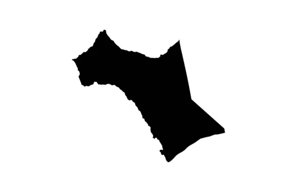 Carte Générale Ville Garissa Kenya — Image vectorielle