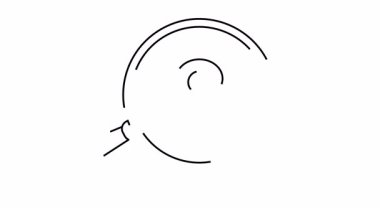 Merkezinde konum belirteç sembolü bulunan bir büyüteç.