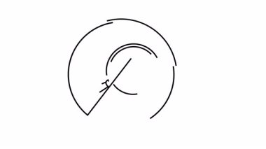 Bir büyüteç sembolü, iki katlı bir dairenin içinden geçiyor.