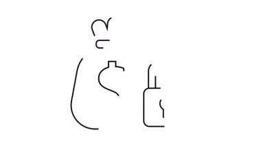 Bir dolarlık işaret çantası açık asma kilidin yanında.