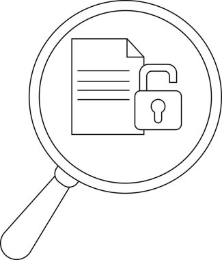 Unlocked phone under a magnifying glass with the lock open on its screen