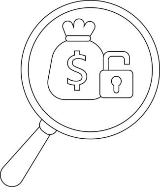 Unlocked phone under a magnifying glass with the lock open on its screen