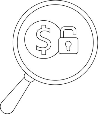 Unlocked phone under a magnifying glass with the lock open on its screen