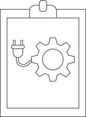 Teknik kurulumu gösteren bir dişliye bağlı pano