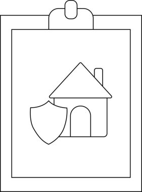 Ev ve kalkan simgeleriyle pano