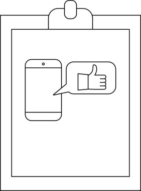 Panodaki bir cep telefonu onay mesajı gönderir