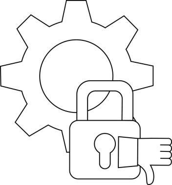 İniş takımları kilitlenip, güvenlik veya teknik olarak onaylanmamış bir sembol oluşturulsun