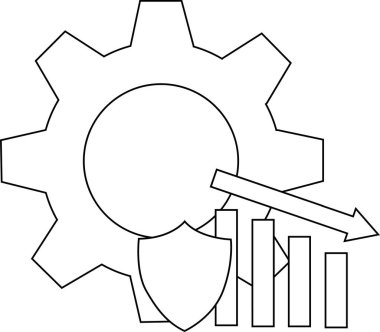 İniş takımlarının kalkanlarını çevreleyen ok, iş güvenliğinin azaldığını gösteriyor.