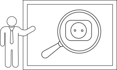 Şekil, ayrıntıları ve gözlemleri vurgulayan çerçeveli bir ekranda büyütülmüş bir çıkış sunar