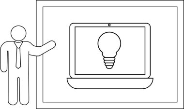Ampulü gösteren bir ekrana işaret et
