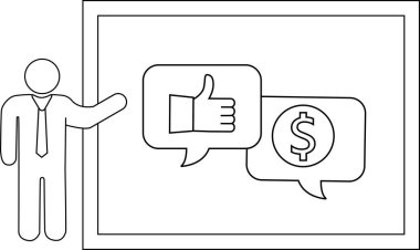 Taslak simgesi para konuşma baloncukları gibi sunar